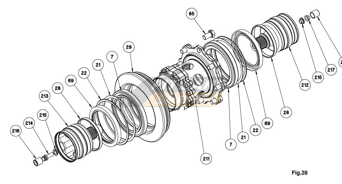 FTR-212-ADJ ADJUSTABLE DIFFERENTIAL ASSEMBLY