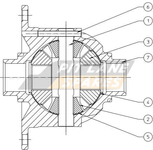 LJS-212-F FREE DIFFERENTIAL